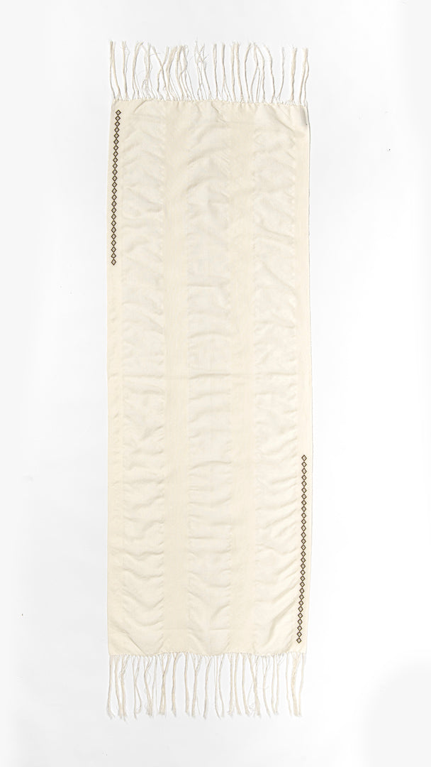 Urban Ivory Handwoven Scarf